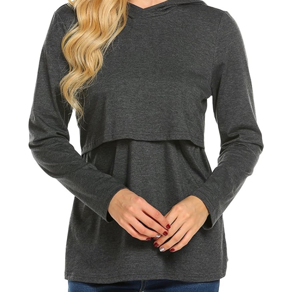 Lightweight nursing hoodie NWT